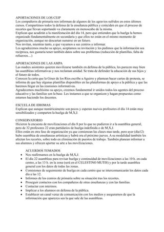 Resumen Asambleaprofesorado13sep PDF Descarga Gratuita