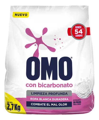 Omo Bicarbonato Ultra Power Polvo 2 7kg MercadoLibre