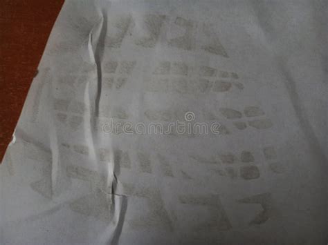 Footprints Crime Scene Evidence Stock Image - Image of footprints ...