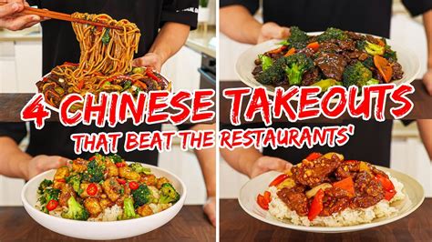 4 HOMEMADE Chinese Takeout Dishes That Beat the Restaurants' - YouTube