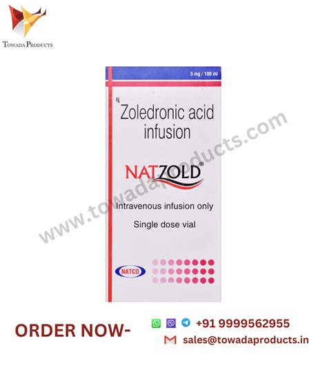 Zoledronic Acid Mg Ml Natzold Mg Injection Natco Vial At Rs