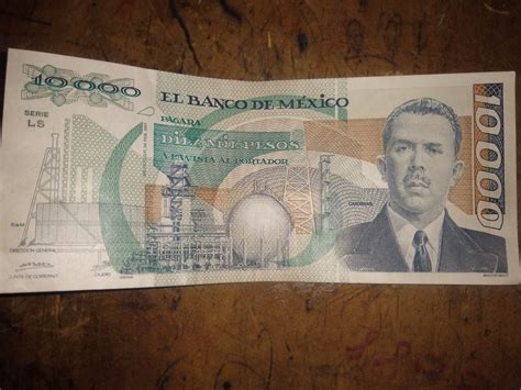 Billete De 10000 Lázaro Cárdenas Serie Ls Mercado Libre