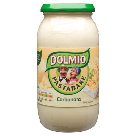 Dolmio Carbonara Pasta Bake 480g Single Jar 480g X 1 Jar