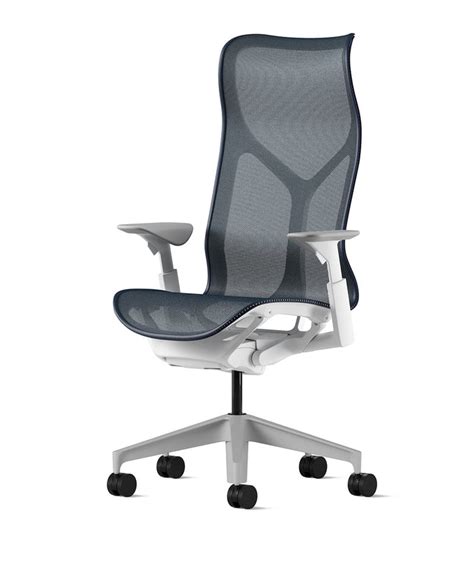 Cosm High Back White And Nightfall Office Chair Herman Miller