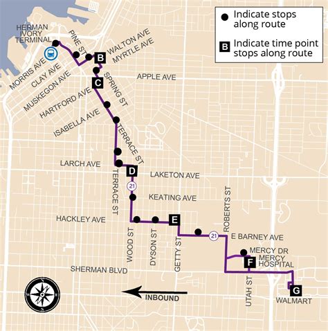 Route 21 - Muskegon Area Transit System