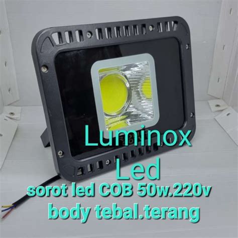 Promo Sorot Led Cob Body Tebal 50W 50Watt Tembak Floodlight 50 Watt