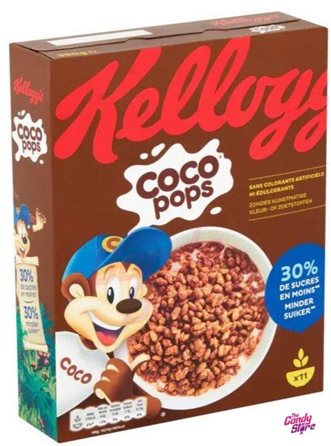 Kellogg S Coco Pops Chocolate Rice Cereal 330 G Candy Store Cz Dobroty Z Celého Světa