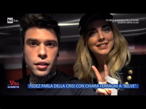 Fedez Parla Della Crisi Con Chiara Ferragni A Belve La Vita In