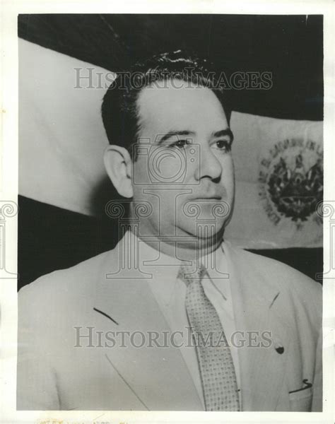 1959 Press Photo Jose Maria Lemus El Salvadors President Historic Images