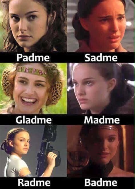 The Expressions Of Padme Amidala Rprequelmemes