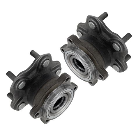 Trq Rear Pre Pressed Wheel Bearing Hub Assembly Pair For Infiniti