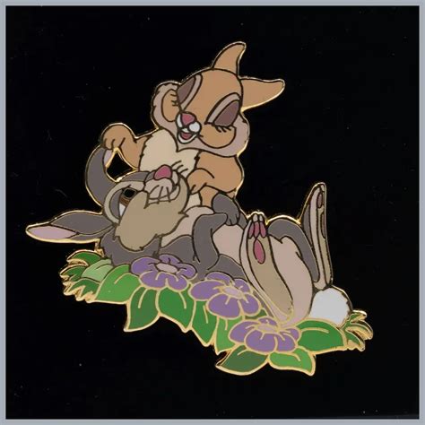 Disney Auctions Pin Thumper And Miss Bunny Ear Rub Ruby Lane