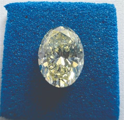 1 Pcs Diamant 1 00 Ct Oval L VS2 No Reserve Catawiki