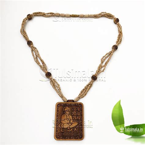 Sitaram Tulsi Locket Mala 4 Layer Original Tulsi Beads Mala Tulsi Mala