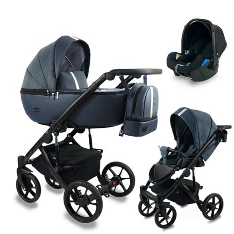 Bexa Air 3in1 multifunkciós babakocsi+ K2 Kite hordozó- DARK BLUE