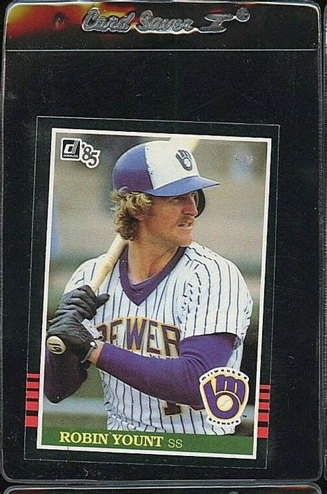 Donruss Robin Yount Hof Milwaukee Brewers Ebay