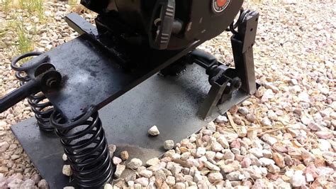 Home Made Vibrating Compactor Plate Youtube