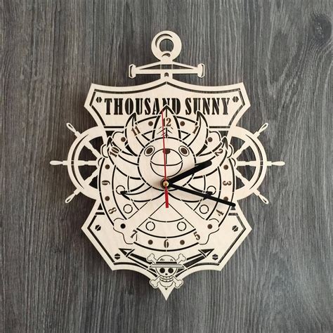 New Collection | One piece dials, Treasure map clock, Pirate clock