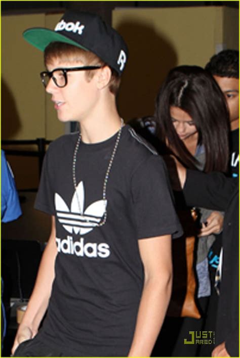 Justin Bieber And Selena Gomez Lax Airport Arrival Photo 436956