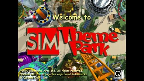 Sim Theme Park Gameplay Pc Game 1999 Youtube