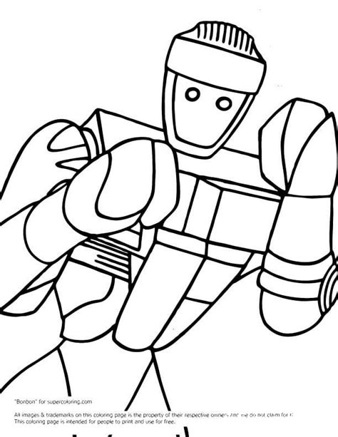 Real Steel Atom Fighting Coloring Page Colouringpages