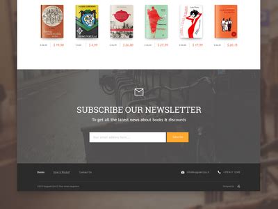 Newsletter & Footer by Deividas Graužinis - Dribbble