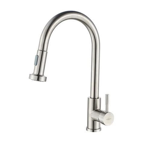 LEDEME Kitchen Faucet 360 Degree Rotation Pull Out Tap Sink Mixer Taps