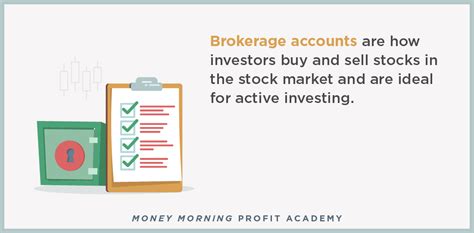 How To Open A Brokerage Account Money Morning