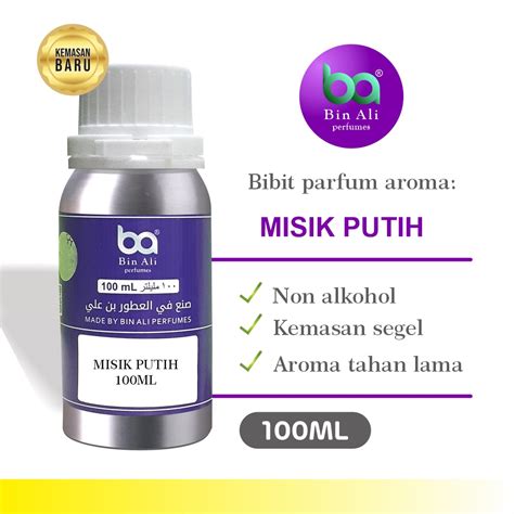 Jual Bibit Parfum Aroma Misik Putih 100ml SEGEL Shopee Indonesia