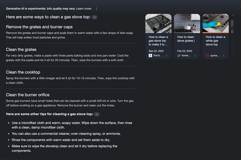 Introduction to Google's Generative Search Experience — Search Engine