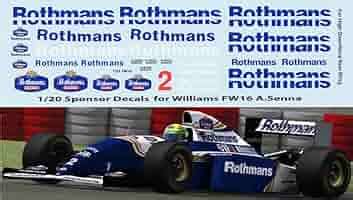 Ayrton Senna Williams Fw Brazilian Gp X Off