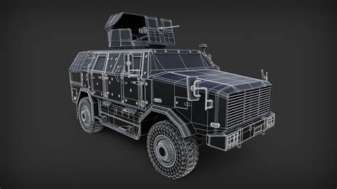 Atf Dingo Military Vehicle - 3D Model by Holy360