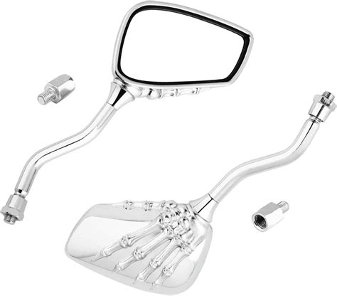 Amazon INNOGLOW Motorcycle Mirrors Chrome Motorcycle Rear View