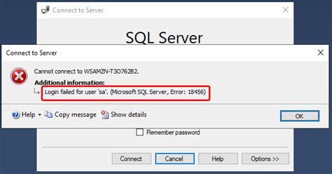 How To Fix Login Failed For User Sa Microsoft Sql Server Error