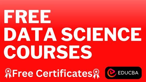 Educba Free Data Science Courses With Free Certificates YouTube