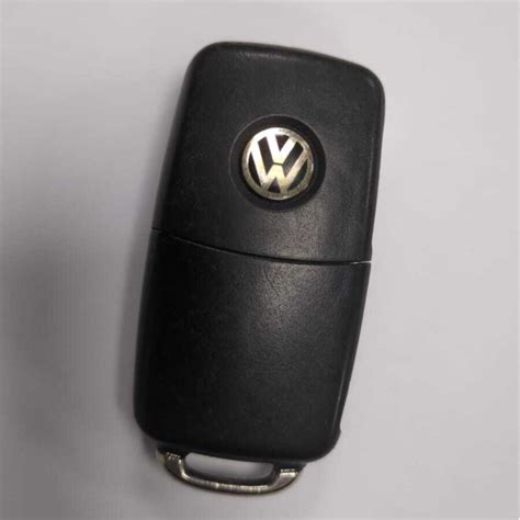 GENUINE VOLKSWAGEN 3 BUTTON REMOTE FLIP KEY FOB GOLF POLO ETC TESTED