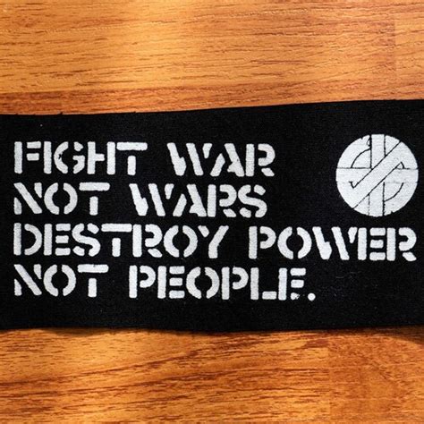 Crass Fight War Not Wars Punk Patch Etsy New Zealand