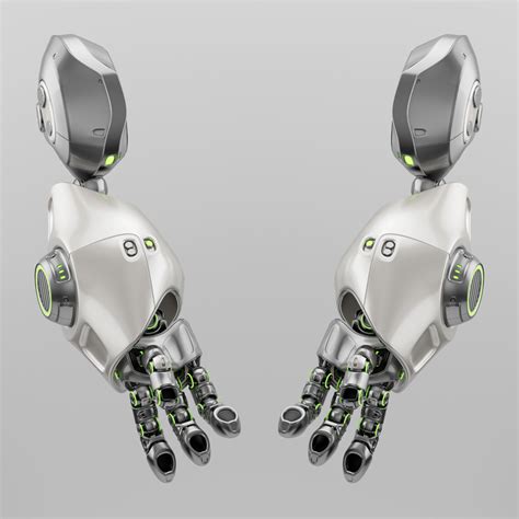 Two cute metal robotic arms • Buyourobot