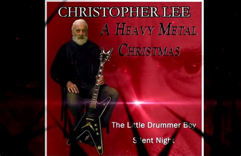 Christopher Lee Has Released A Heavy Metal Christmas Single Aged 92 And