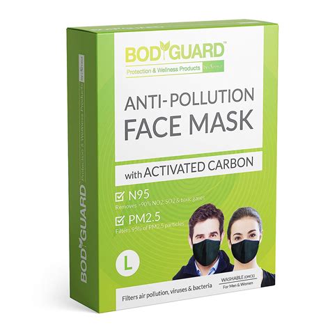 Bodyguard Reusable N95+PM2.5 5 Layer Anti Pollution Face Mask - Large