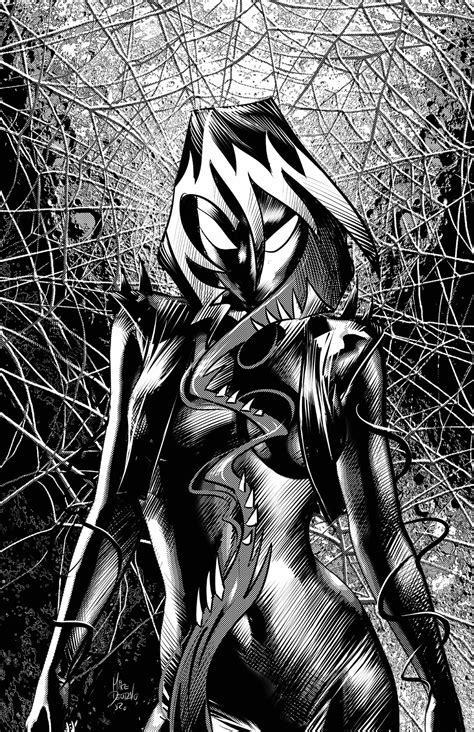 Spider Gwen Variant Cover Ap By Mike Deodato In Chiaroscuro