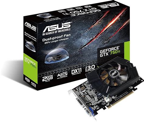 ASUS GTX 750TI OC 2GB GTX750TI GTX 2GB GTX750TI GTX 750 Ti 2G D5 DDR5 ...