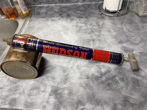 Antique Appraisals Online Vintage Hudson Metal Bug Sprayer Duster