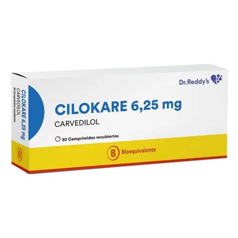 Cilokare Mg Carvedilol X Comprimidos Ecofarmacias