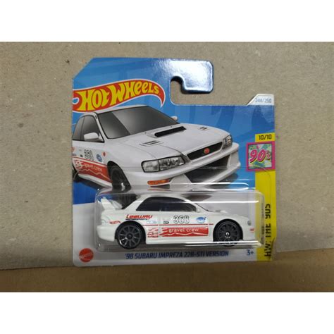 SUBARU IMPREZA B STi VERSION WHITE THE S HOT WHEELS BCN STOCK CARS