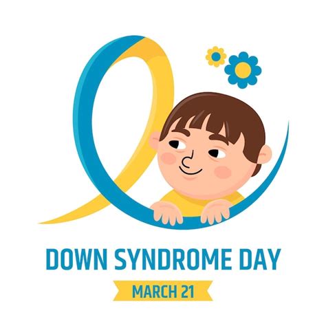 Premium Vector World Down Syndrome Day Illustration