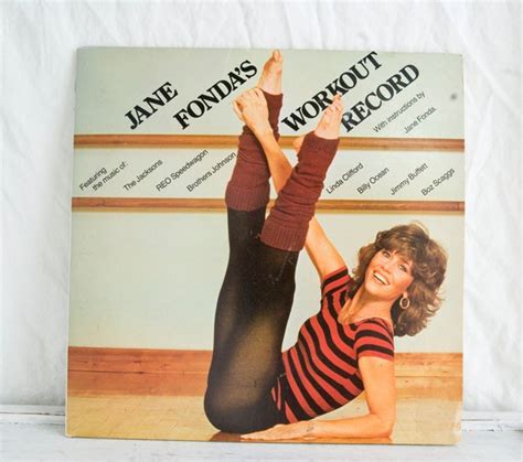 Vintage Jane Fonda Workout Record Double Album 1980's