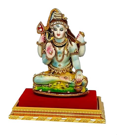 Polyresin Lord Shiva Statue Temple Size Dimension H W D X X Inch