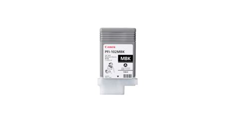 Genuine Canon PFI 102MBK Matte Black Ink Cartridge Printzone