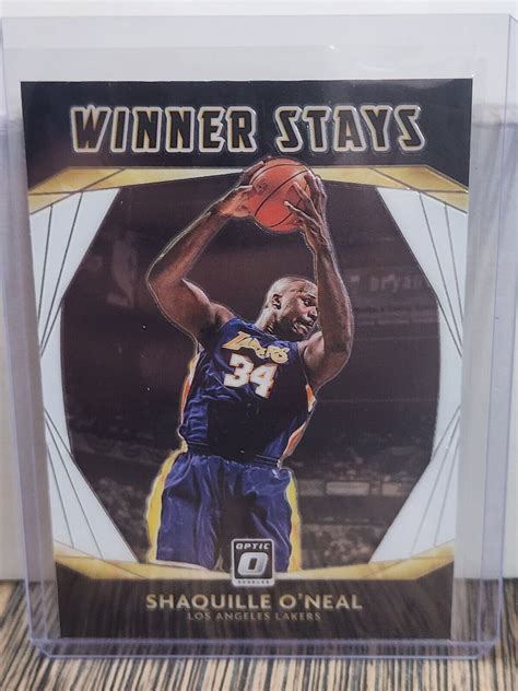 Donruss Optic Shaquille O Neal Winner Stays Insert Lakers Hof